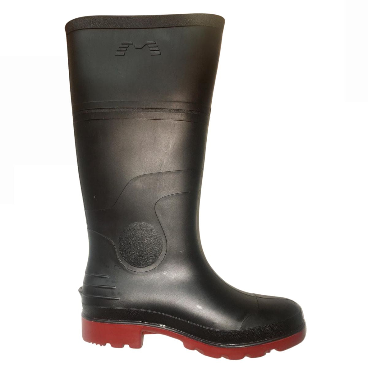 Sandak Bota Hule Aquamax negro rojo caballero 25 a 29