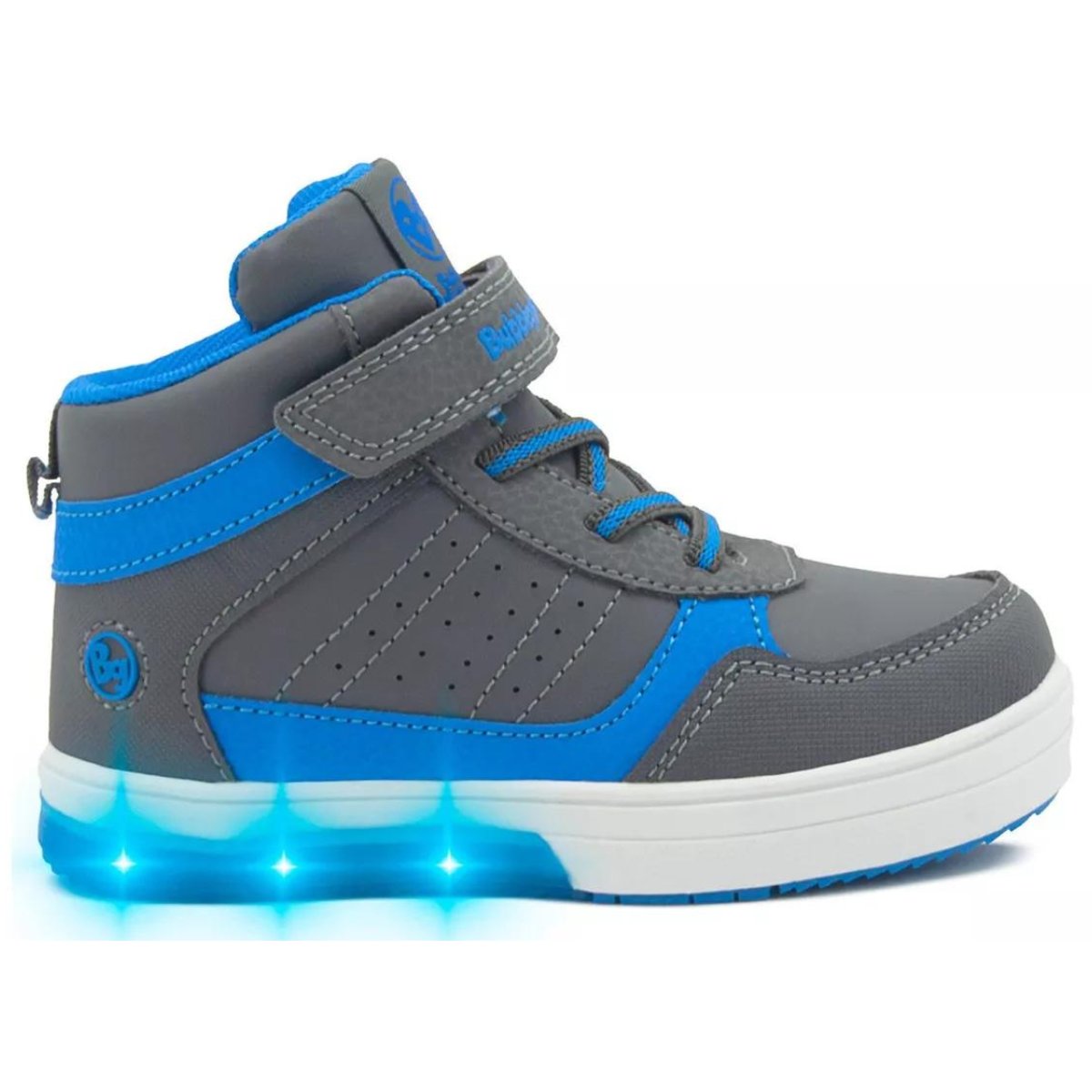 Bubble Gummers Tenis Pretzel gris azul luce niño 14 a 20