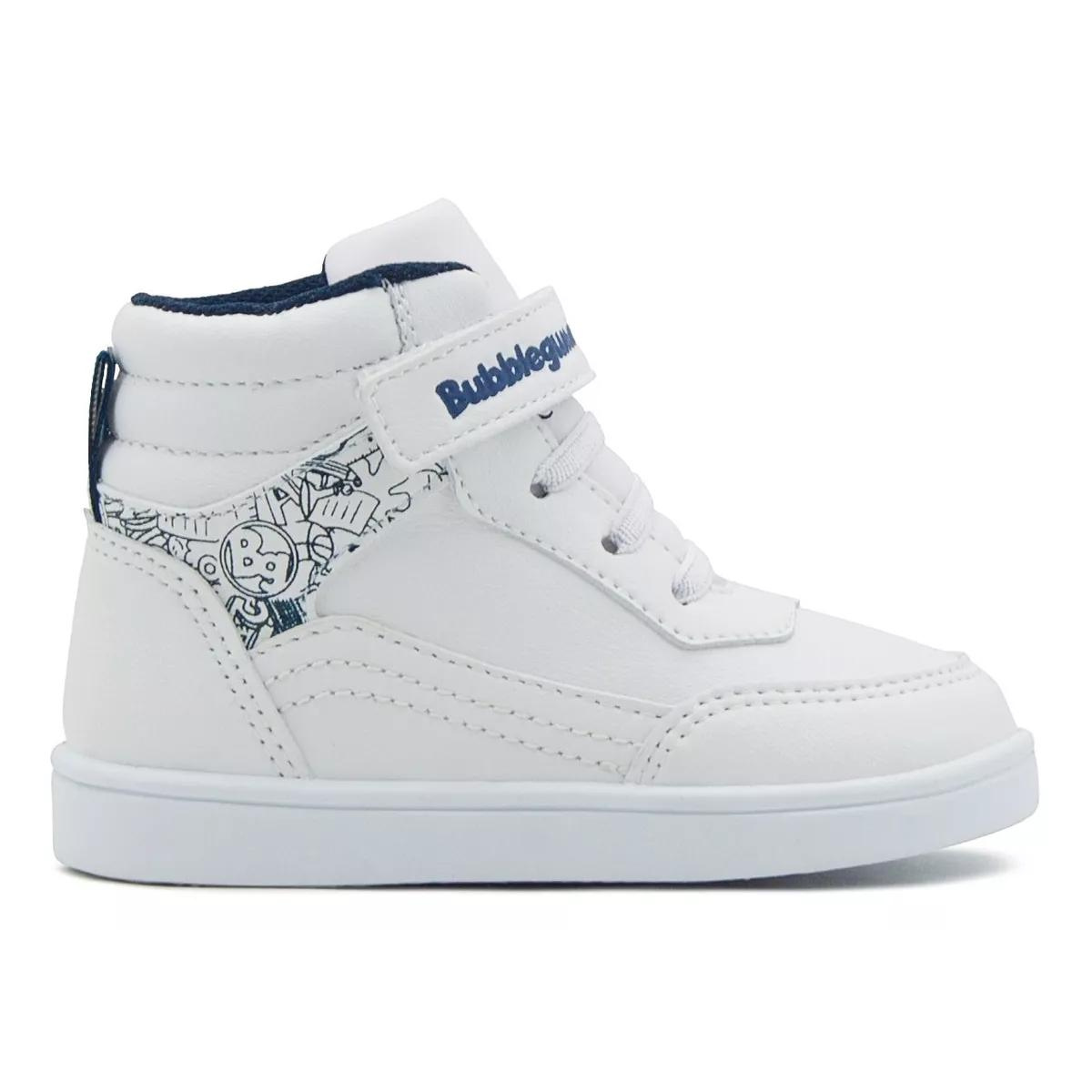 Bubble Gummers Tenis Escolar Jucca blanco marino niño 14-19