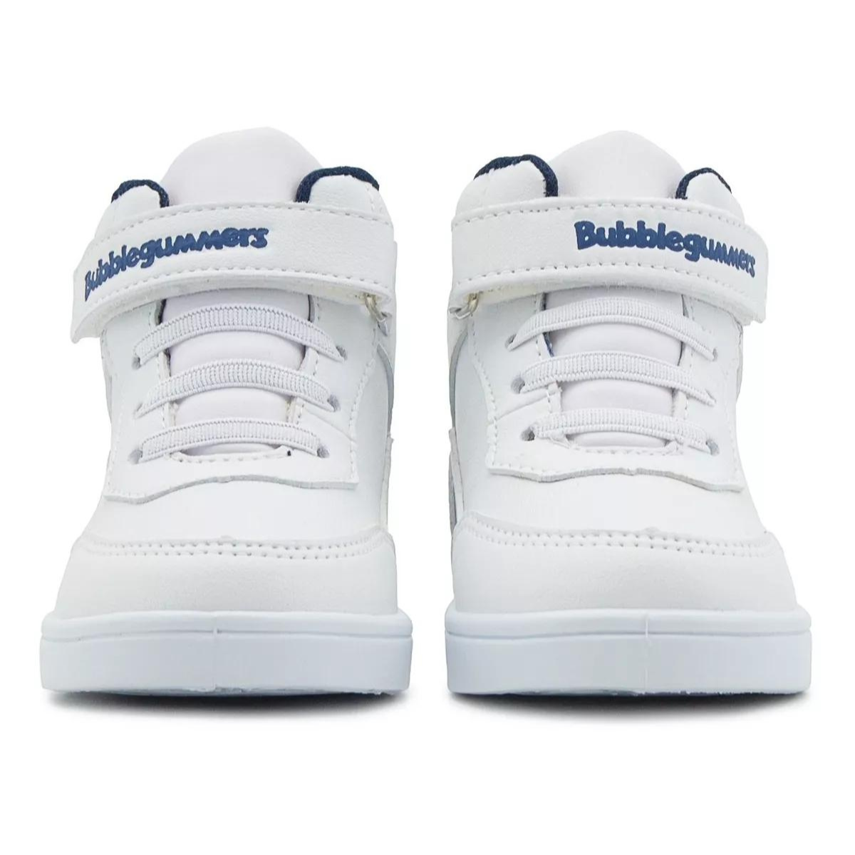 Bubble Gummers Tenis Escolar Jucca blanco marino niño 14-19