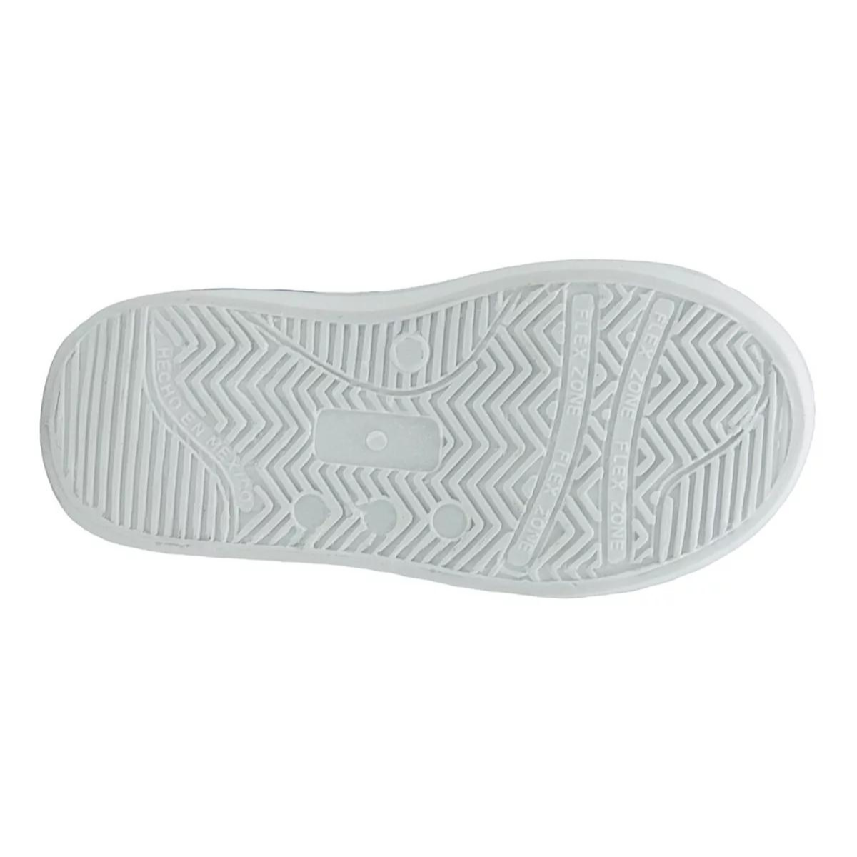 Bubble Gummers Tenis Escolar Jucca blanco rosa niña 14-19