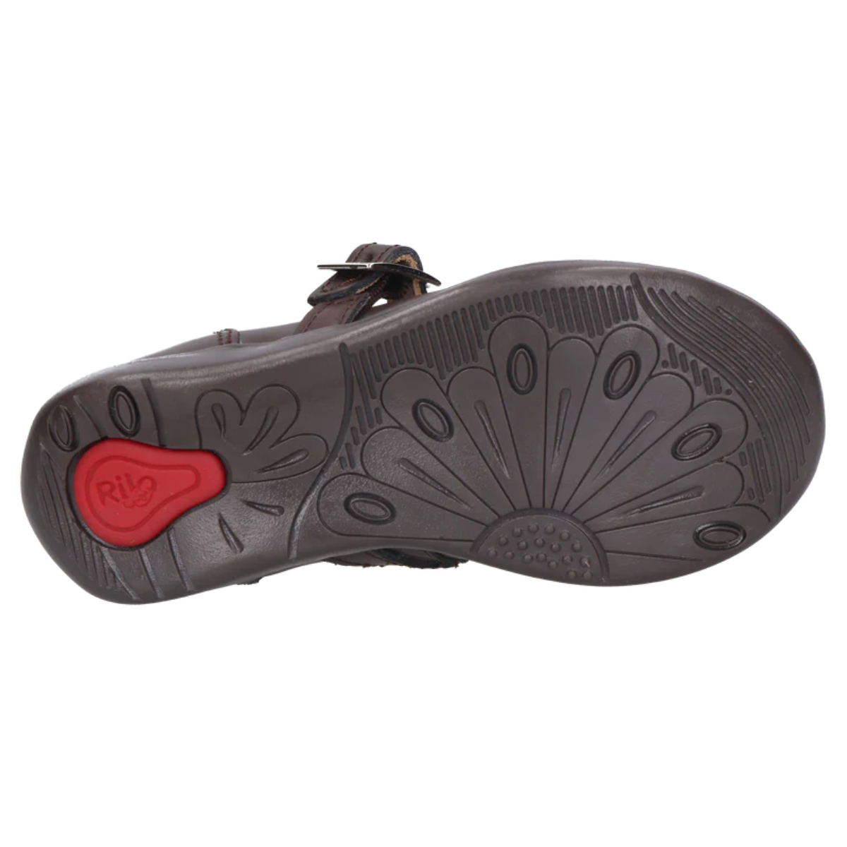 Rilo zapato escolar EA8202 vacuno café niña 15-17