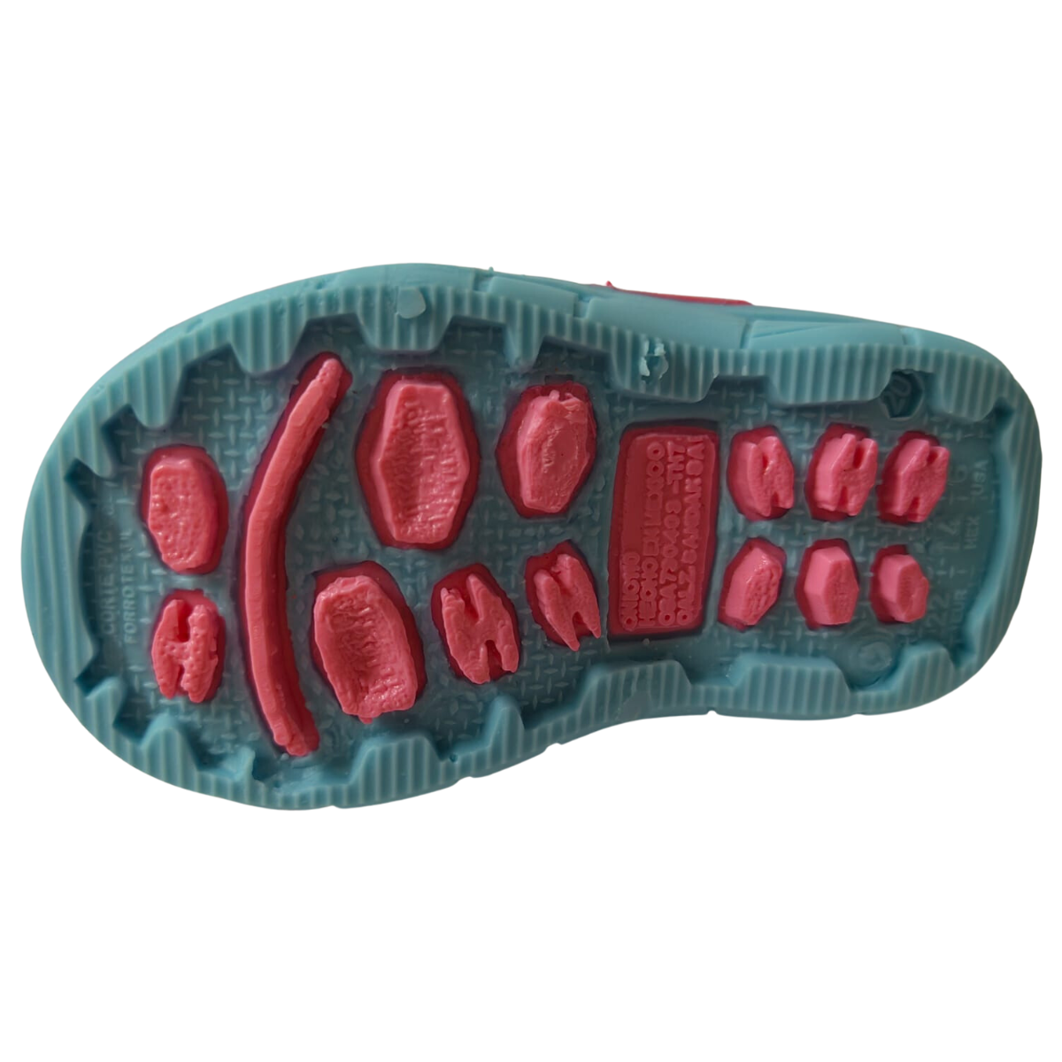 Frozen Bota lluvia Ari plastico rosa celeste niña 13-21