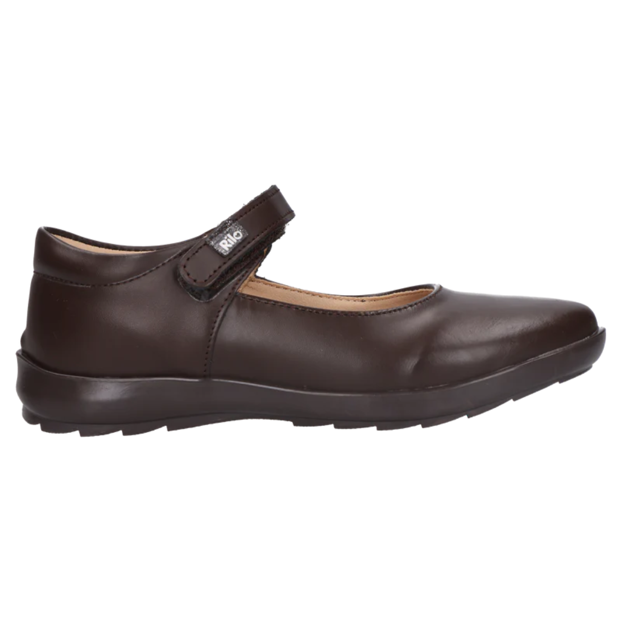 Rilo zapato escolar PT9200 vacuno cafe niña 18-26