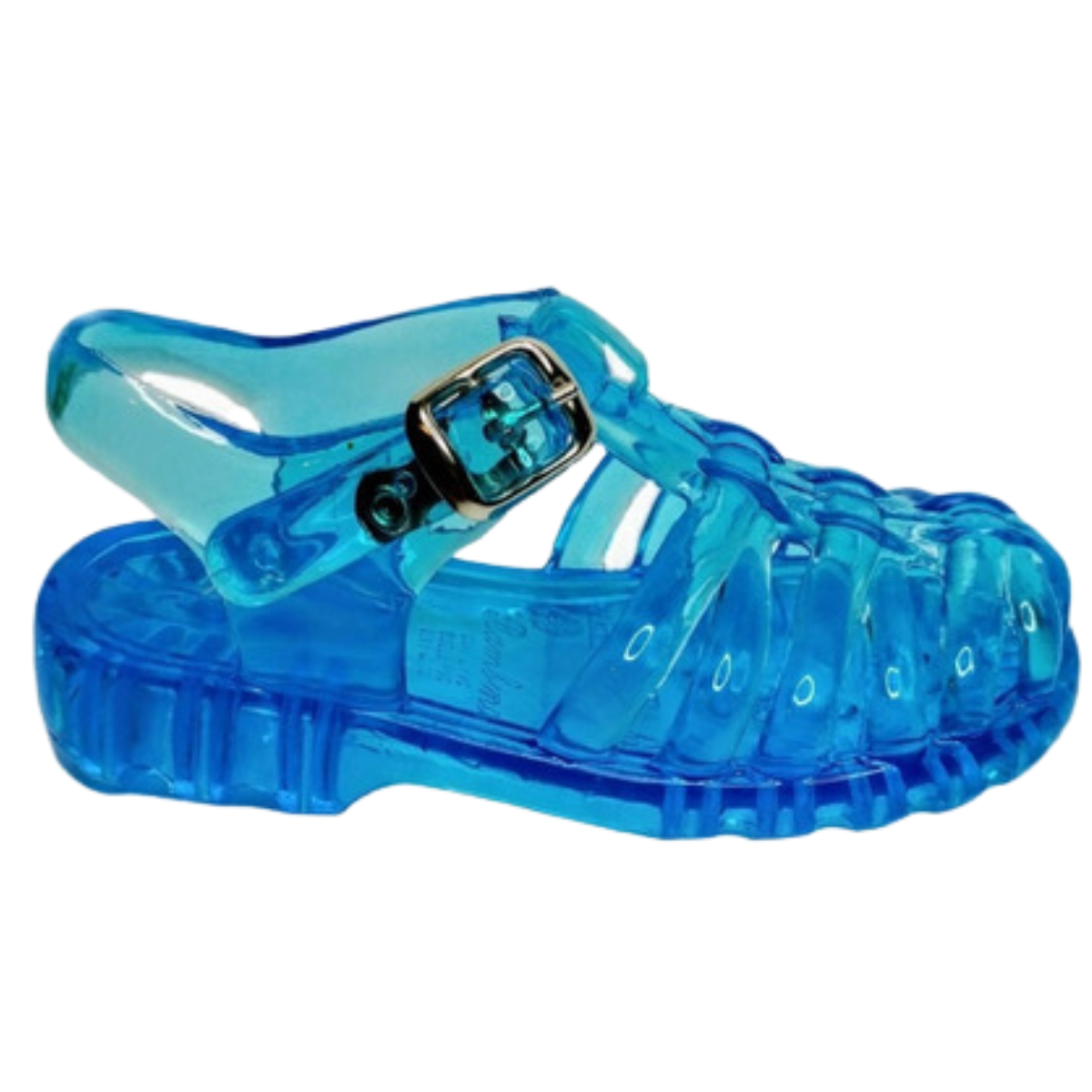 Sandak sandalia modelo Bambino plastico cristal azul niño 12 al 16