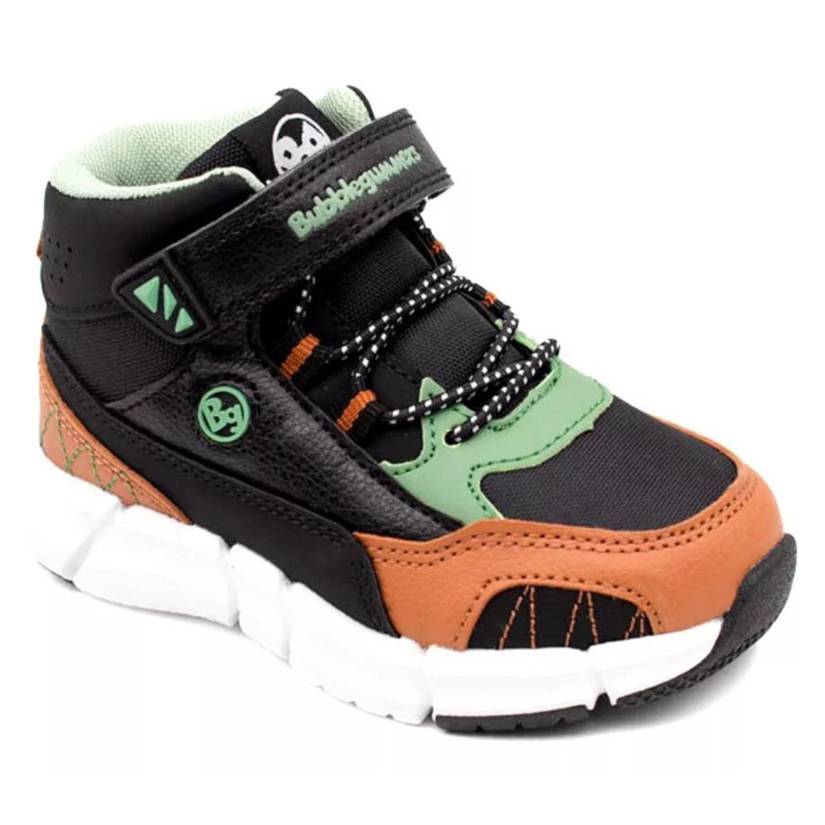 Bubble Gummers Tenis Rapel negro miel niño 14-21