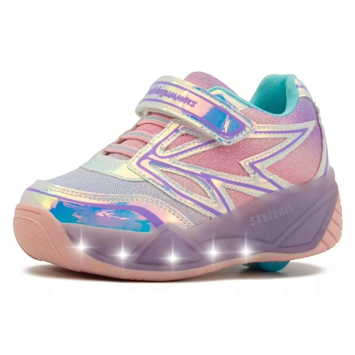 Bubble Gummers Tenis Royse III patin sintetico tornasol rosa niña 17-23