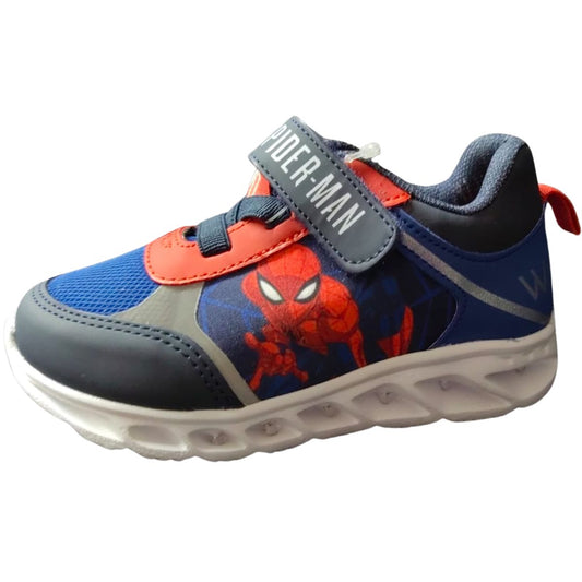 Tropicana Tenis MV95704 Marvel SpiderMan malla azul luces niño 15 a 21