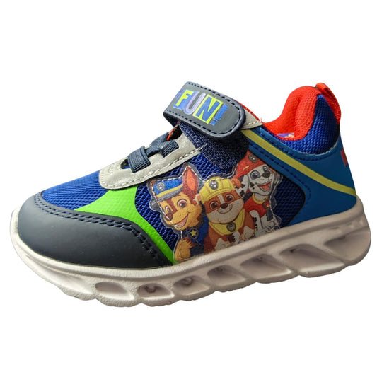 Tropicana Tenis PW950506ST Paw Patrol malla azul luces niña niño 15 a 17