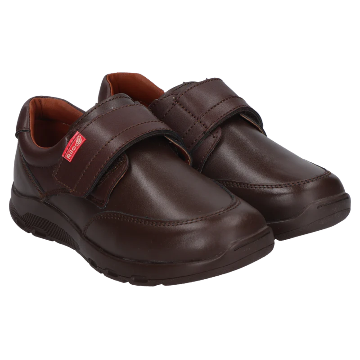 Rilo Zapato Escolar AR9251 vacuno café niño 18 a 26 BUEN FIN