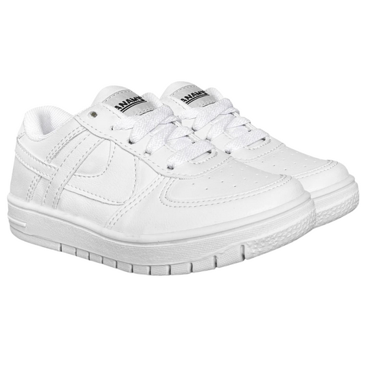 Panam tenis escolar 11276 sintetico blanco niño niña 17 a 21