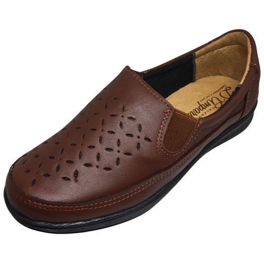 Amparo Zapato 803 confort acojinado piel shedron dama 22 a 25