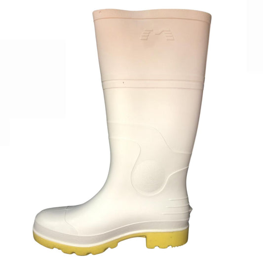 Sandak Bota Hule Aquamax blanco amarillo caballero 25 a 29