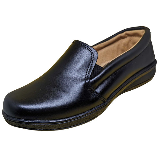 Amparo Zapato 900 confort acojinado piel negro dama 23 a 26