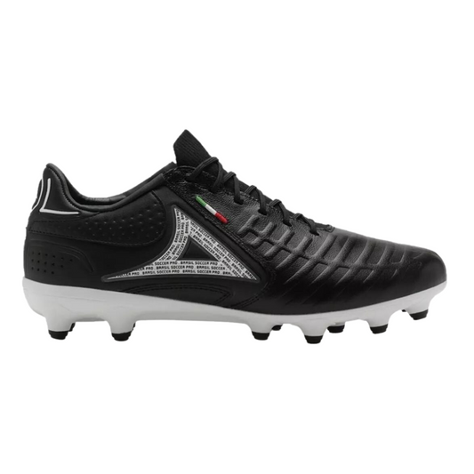 Pirma Tenis 3042 futbol soccer piel sintetico negro blanco joven caballero 22 a 29