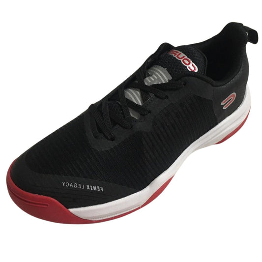 Court A4387J tenis deportivo padel textil negro rojo dama 23 a 26