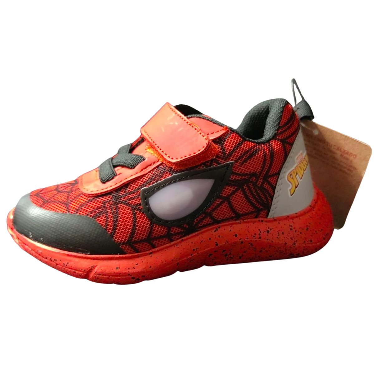 Tropicana Tenis MV15707 Marvel SpiderMan malla rojo luces niño 15 a 21