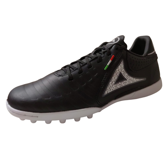 Pirma Tenis 3043 futbol rapido piel sintetico negro blanco joven caballero 22 a 29