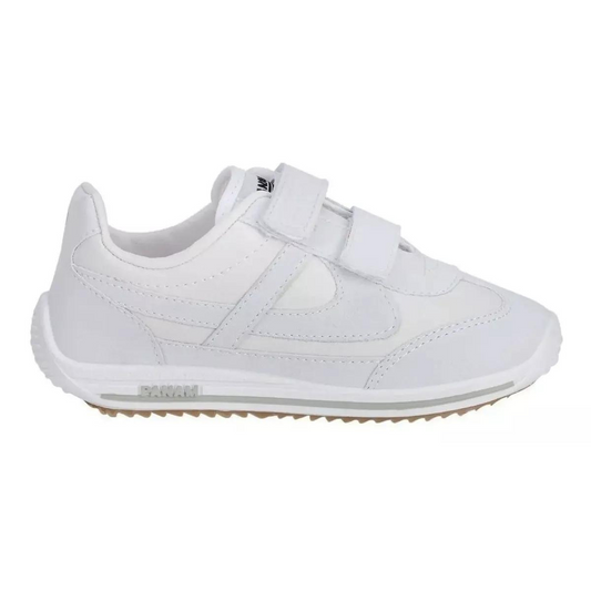 Panam tenis escolar 10086 sintético blanco niño niña 17 a 21