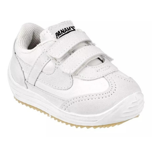 Panam tenis escolar 011221 sintetico blanco niño niña 12 a 16 BUEN FIN