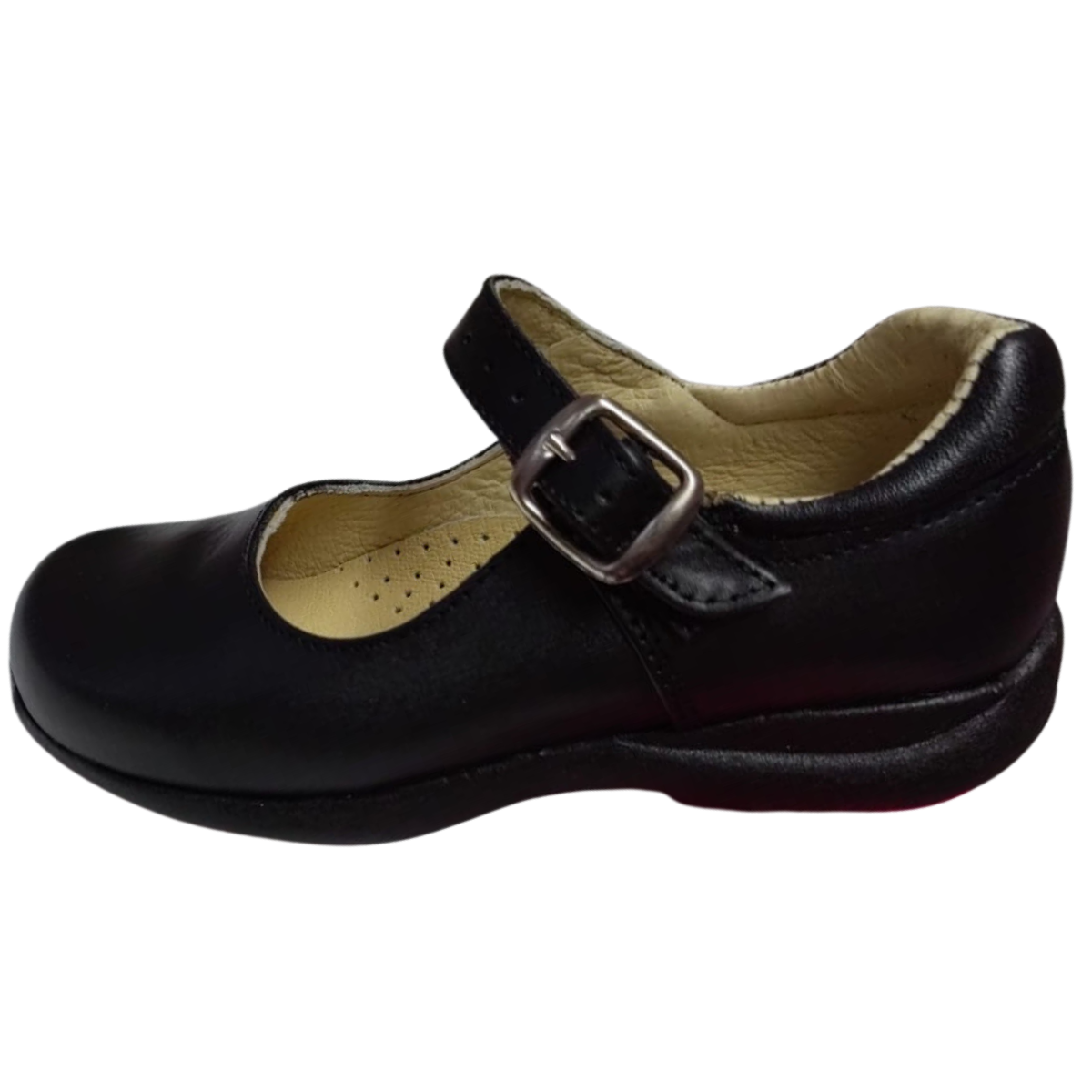 Luccini zapato escolar 027 vacuno negro niña 18 a 21