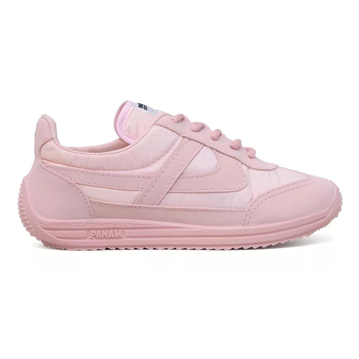 Panam tenis 10200 textil rosa dama 22 a 26