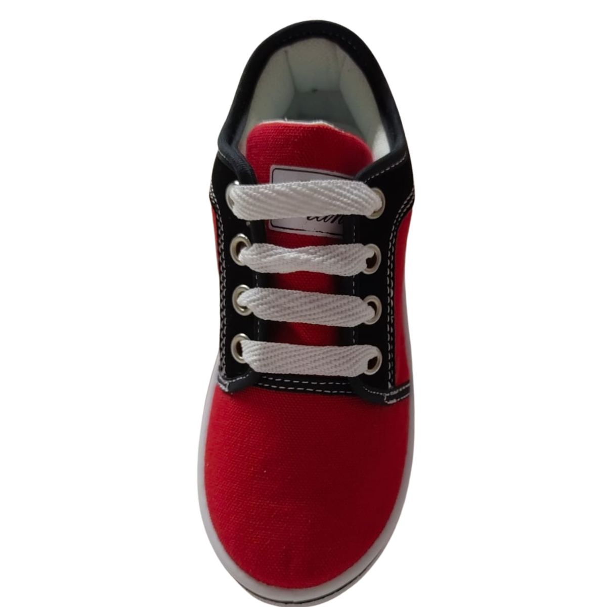 Kangurin Tenis choclo 1040 lona rojo negro niño niña 18 a 21