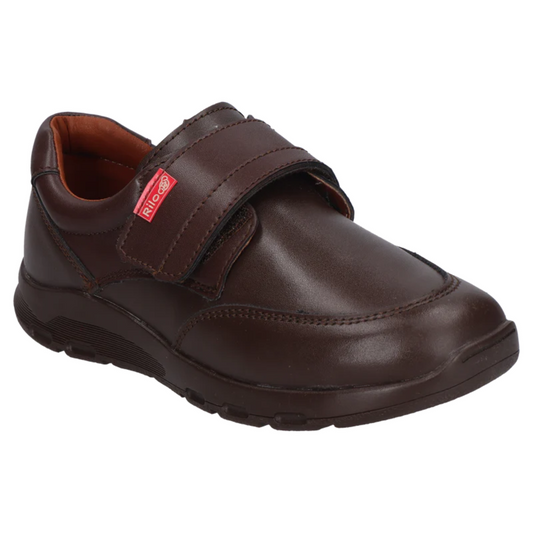 Rilo Zapato Escolar AR9251 vacuno café niño 18 a 26