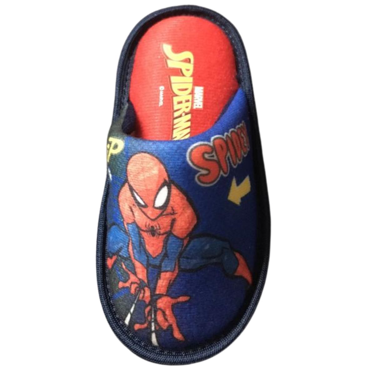 Tropicana Pantufla MV101505 SpiderMan dubetina azul niño 15 a 21  Marvel