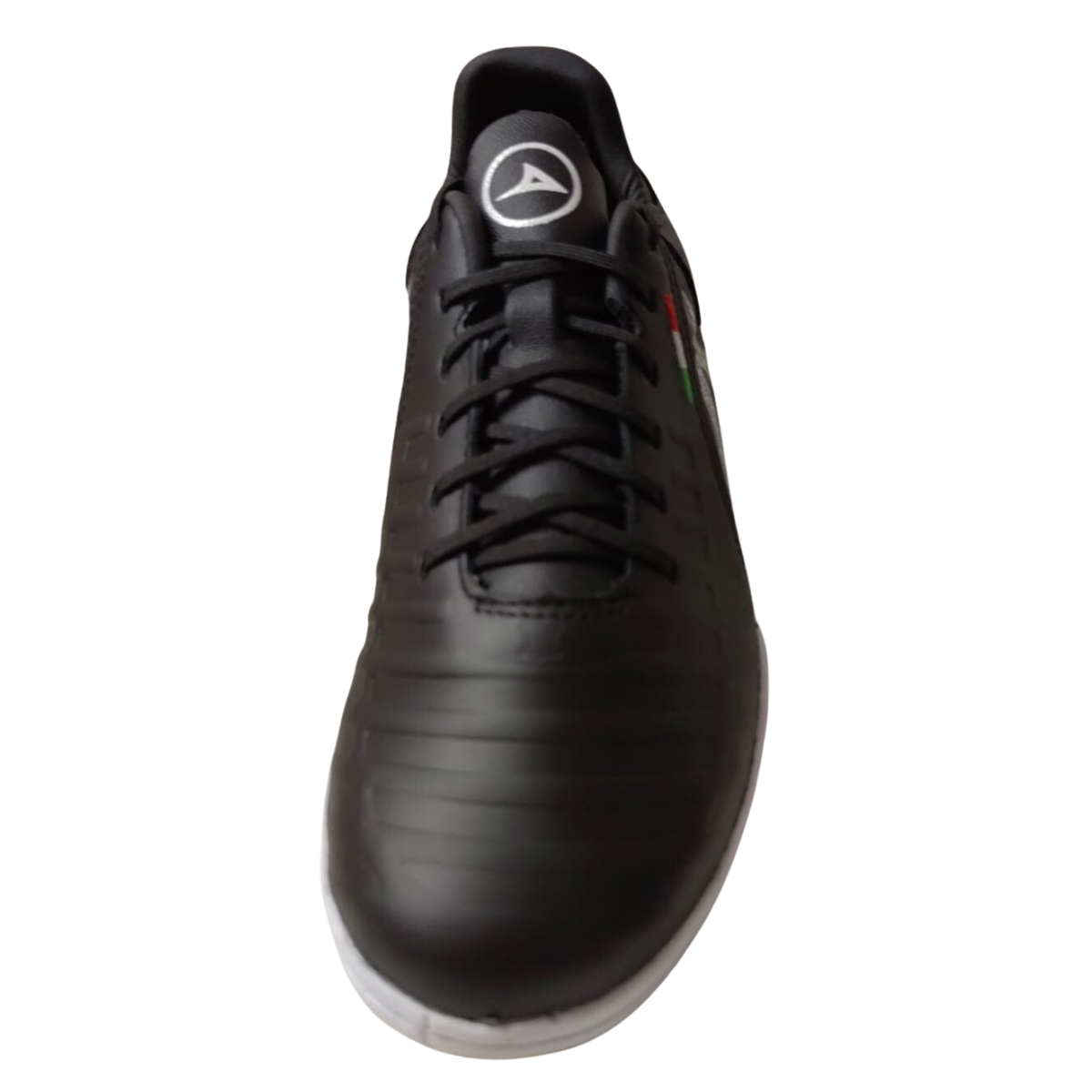 Pirma Tenis 3043 futbol rapido piel sintetico negro blanco joven