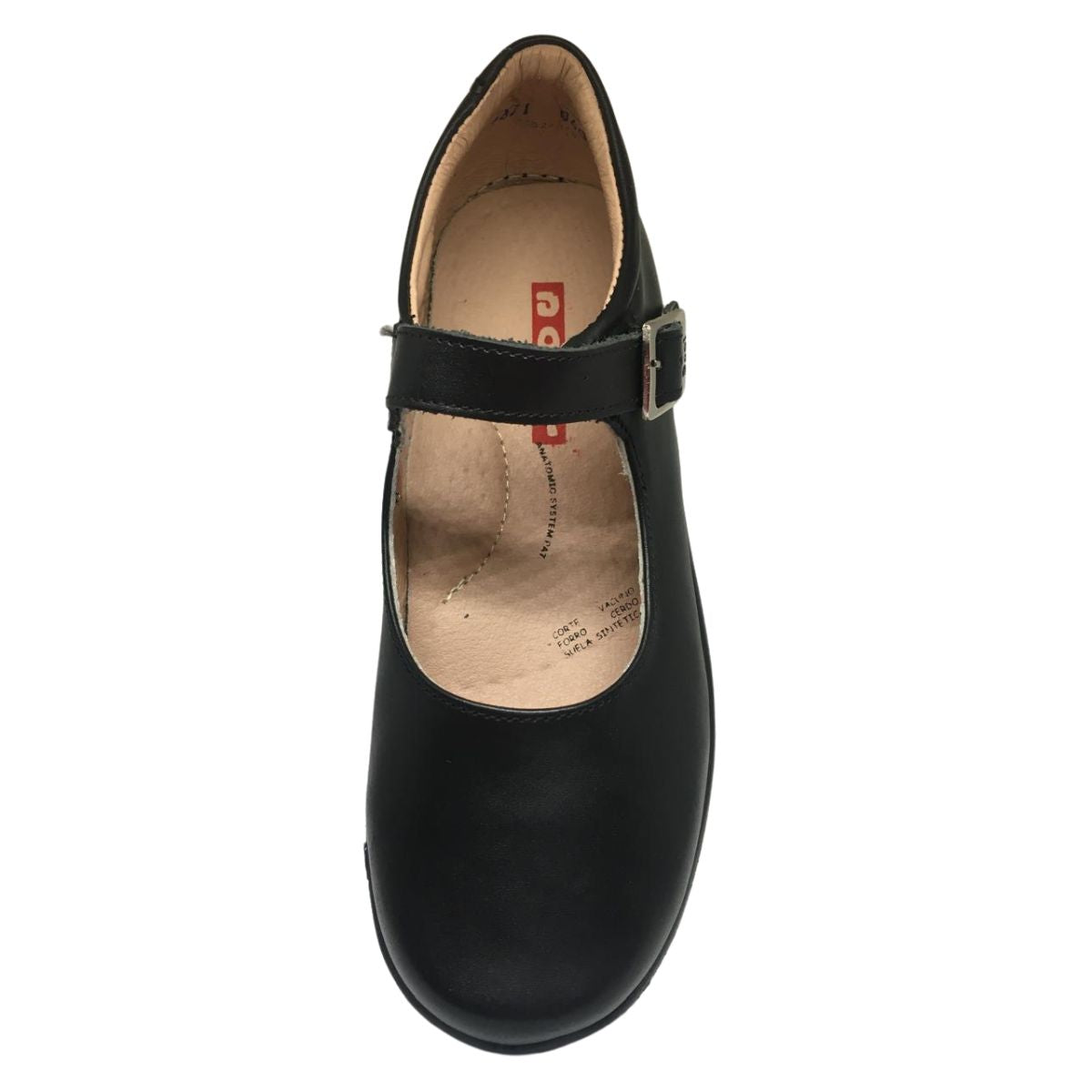 Dogi Zapato Escolar 7471 organic napa negro niña 22 a 25.5