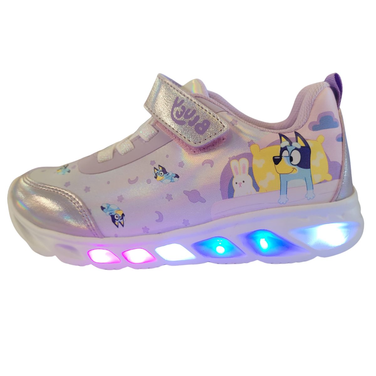 Tropicana Tenis BL950546ST bluey luces blanco lila niña 18 a 21