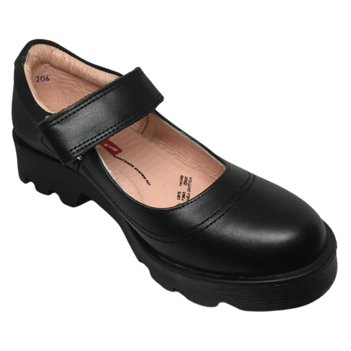 Dogi Zapato Escolar 2802 greta napa negro niña 22 a 26