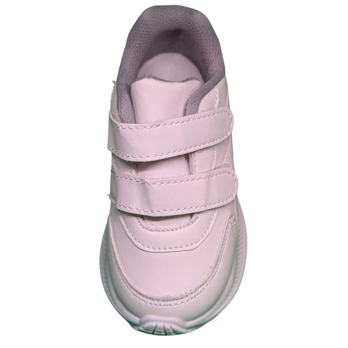 Risel tenis escolar 980 blanco gris sintético niño niña 15 a 21.5