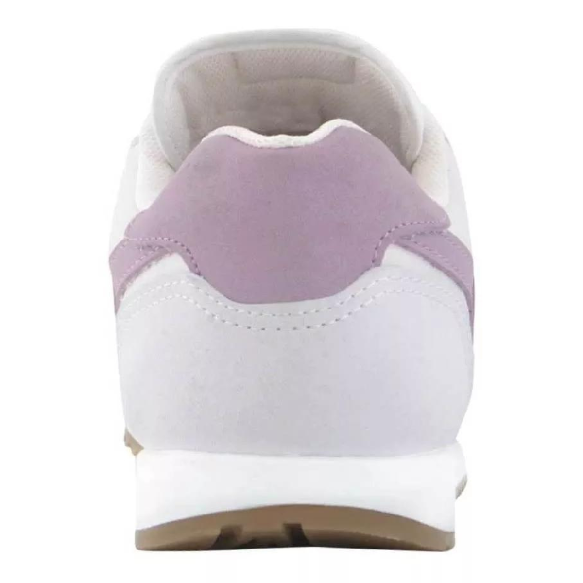 Panam tenis 10319 sintetico blanco logo lila dama 22 a 26