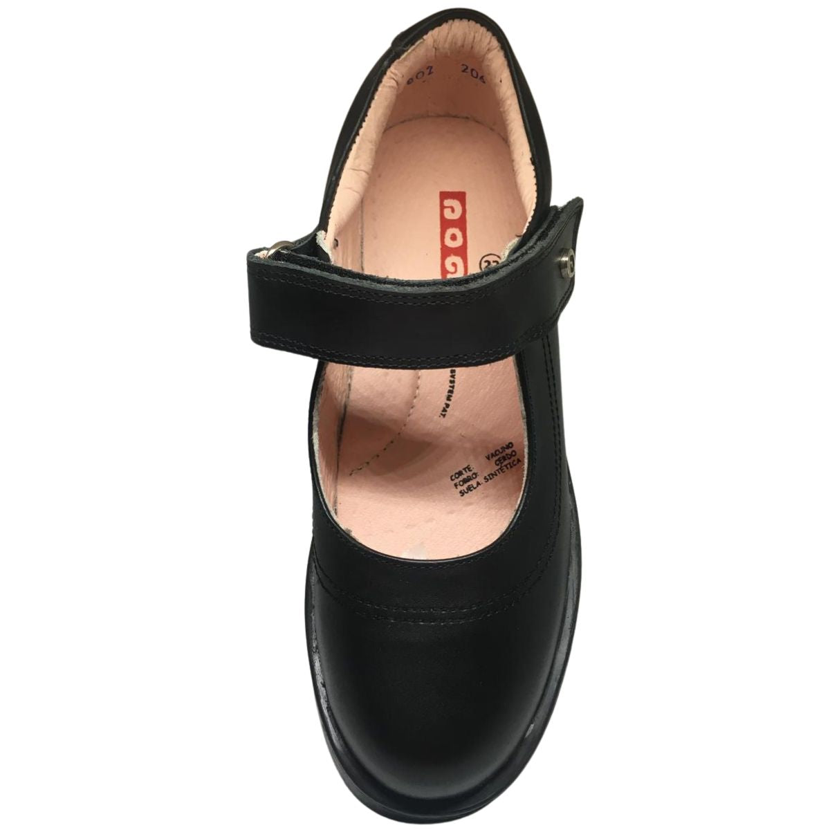 Dogi Zapato Escolar 2802 greta napa negro niña 22 a 26