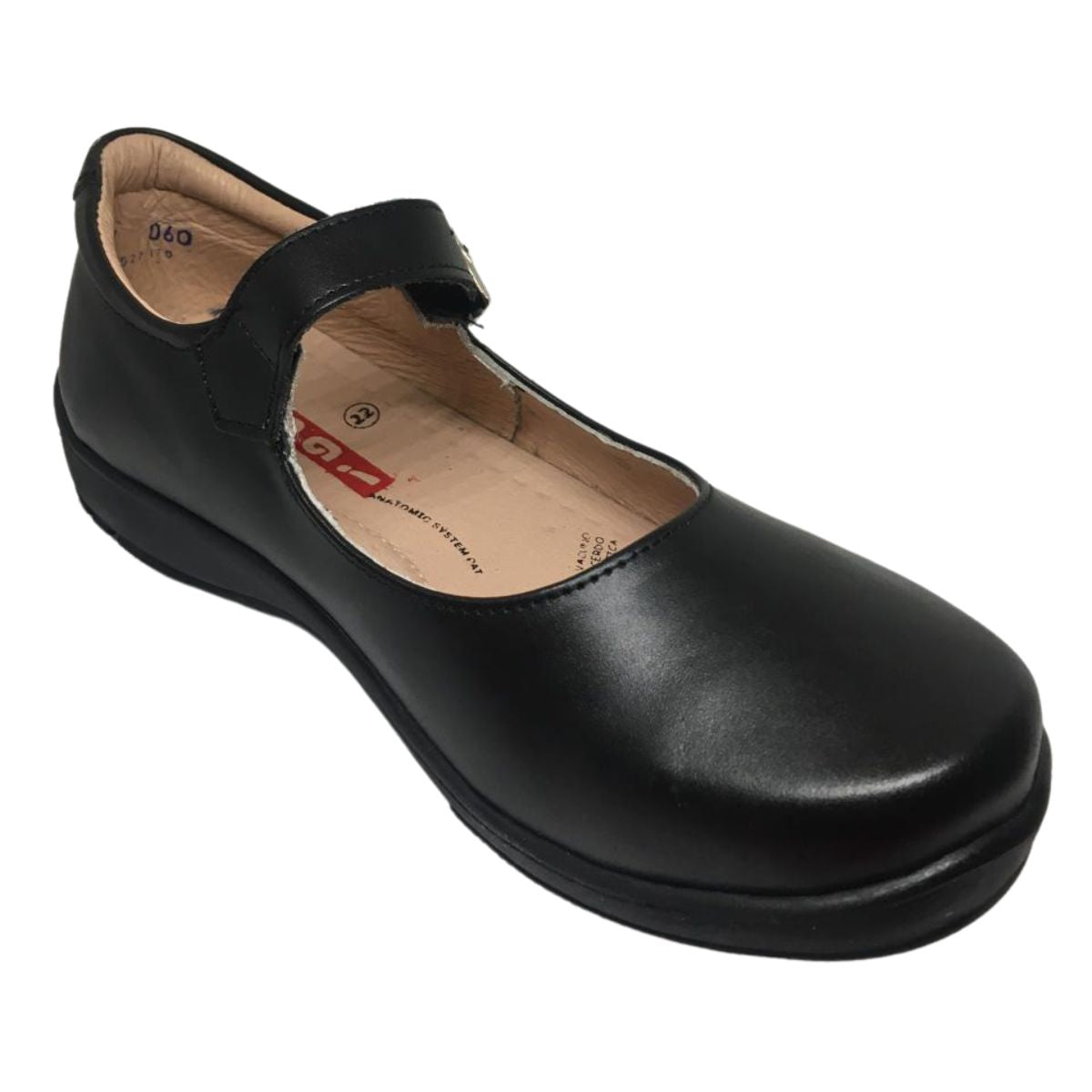 Dogi Zapato Escolar 7471 organic napa negro niña 22 a 25.5