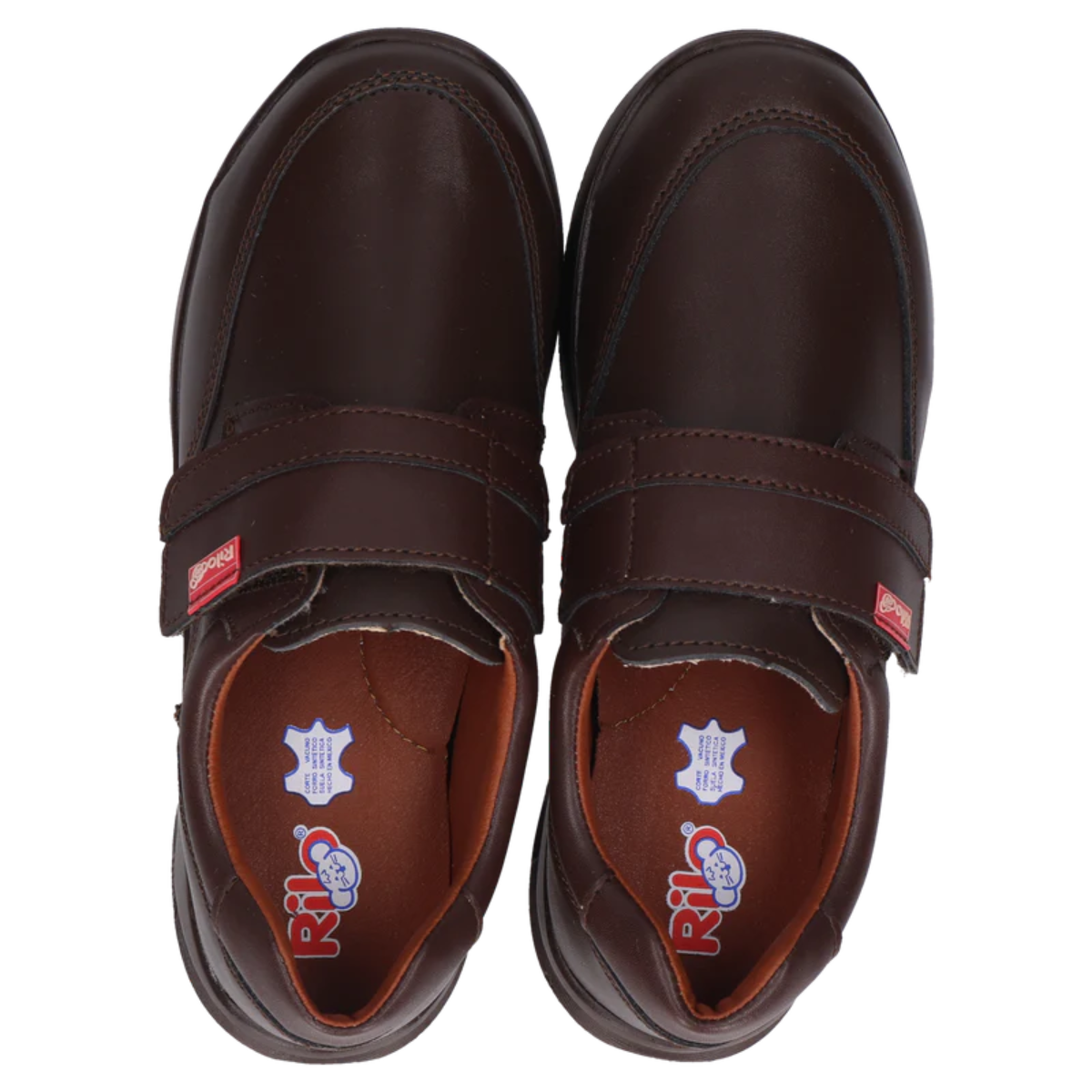 Rilo Zapato Escolar AR9251 vacuno café niño 18 a 26 BUEN FIN