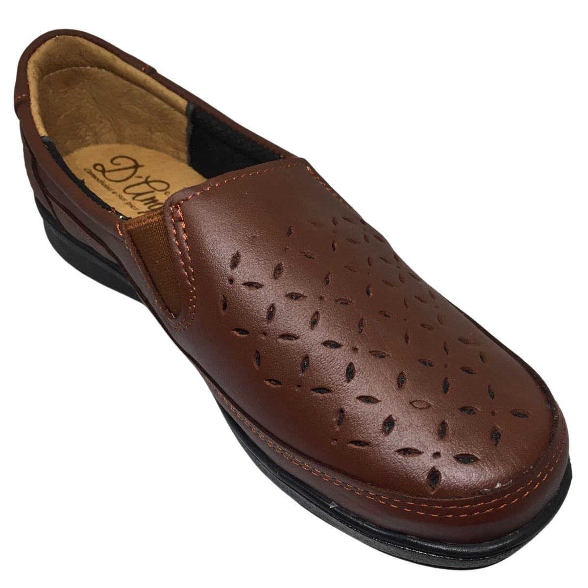 Amparo Zapato 803 confort acojinado piel shedron dama 22 a 25