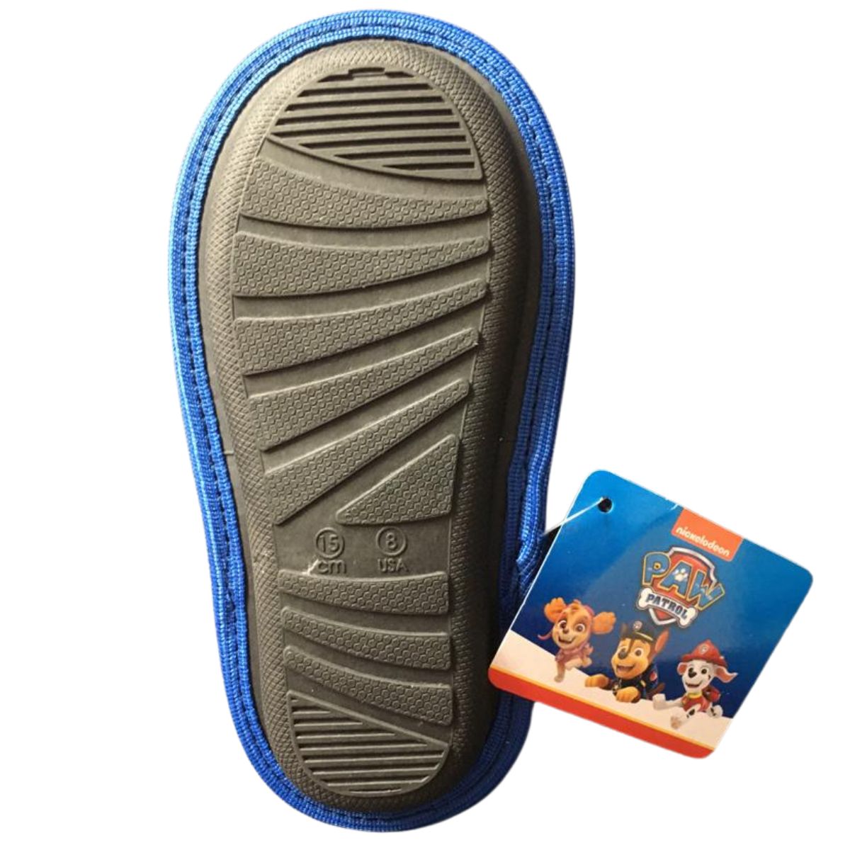 Tropicana Pantufla PW101502 Paw Patrol dubetina azul niño 15 a 21 Chase y Marshall