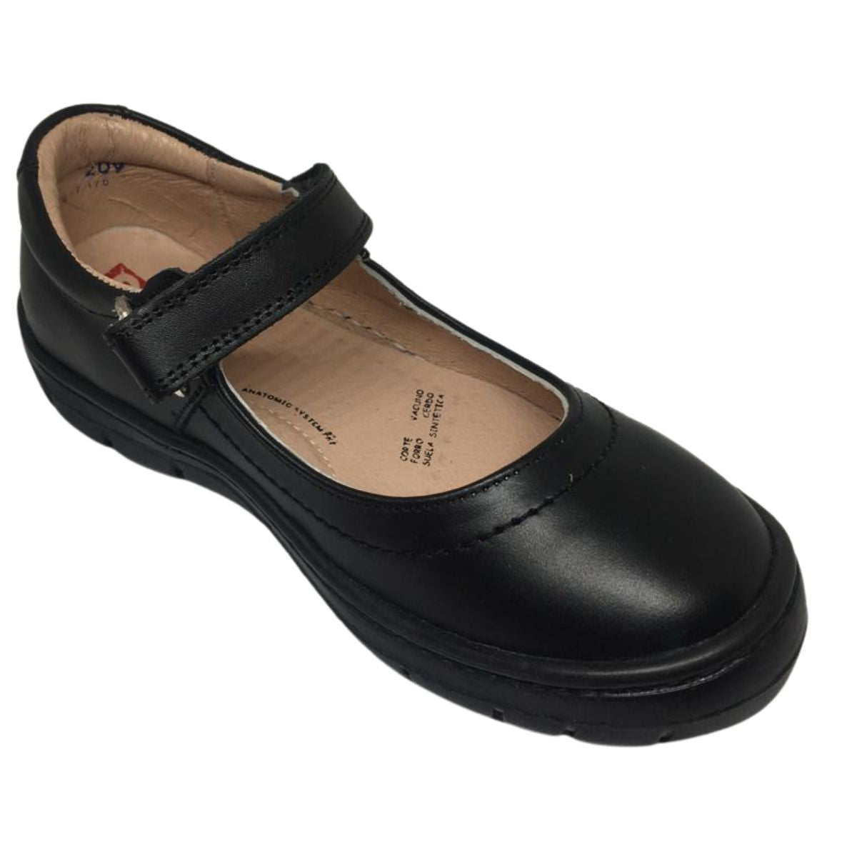 Dogi Zapato Escolar 7436 alex napa negro niña 18 a 21