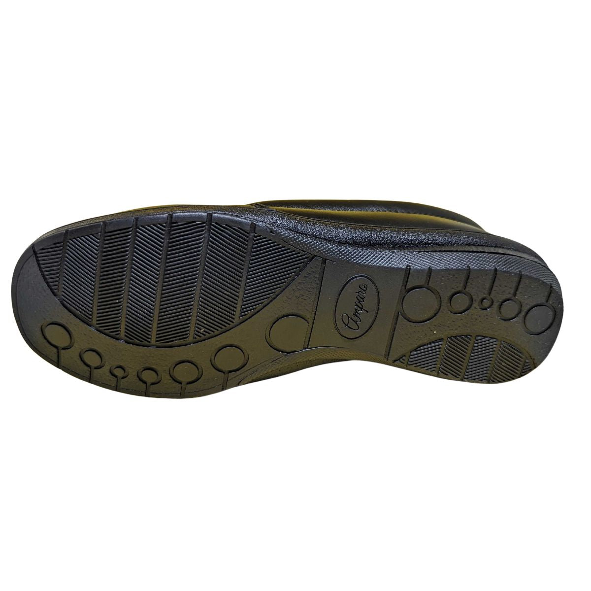 Amparo Zapato 900 confort acojinado piel negro dama 23 a 26