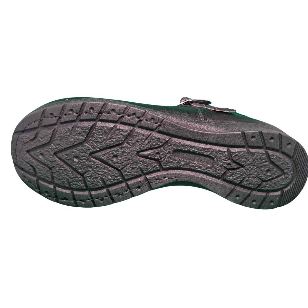 Risel zapato escolar 04 negro piel hebilla niña dama 22 a 25