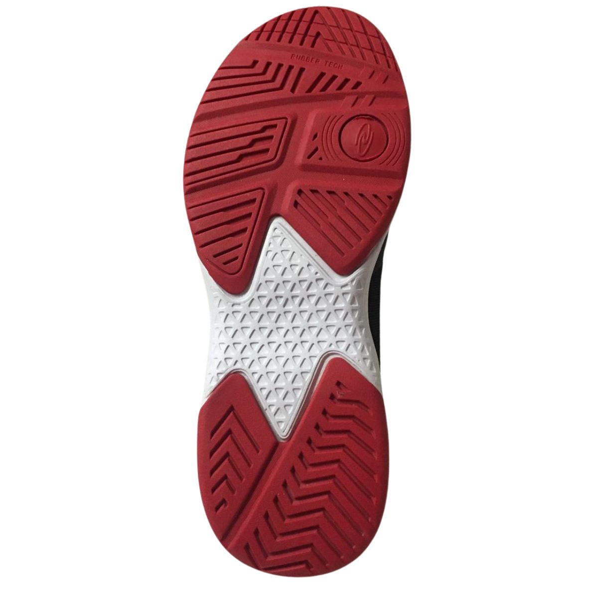 Court A4387J tenis deportivo padel textil negro rojo dama 23 a 26
