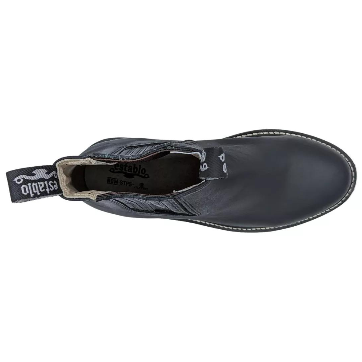 Establo Botin rodeo modelo 501 suela negra corte vacuno negro graso welt del 25 al 29