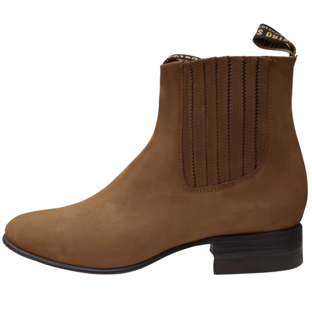 Potro Salvaje Botin charro modelo 45 nobuck-arena tacon 3 del 25 al 29