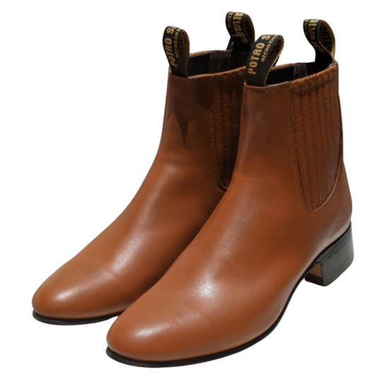 Potro Salvaje Botin charro modelo 45 pull-up cafe tacon 3 del 25 al 29