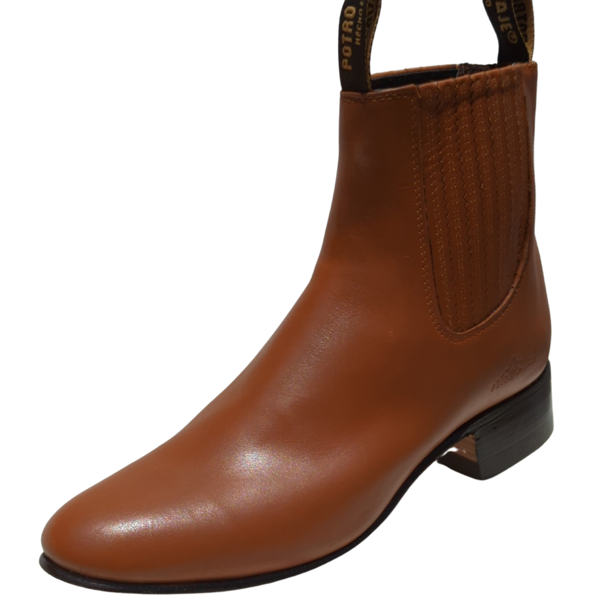 Potro Salvaje Botin charro modelo 45 pull-up cafe tacon 3 del 25 al 29