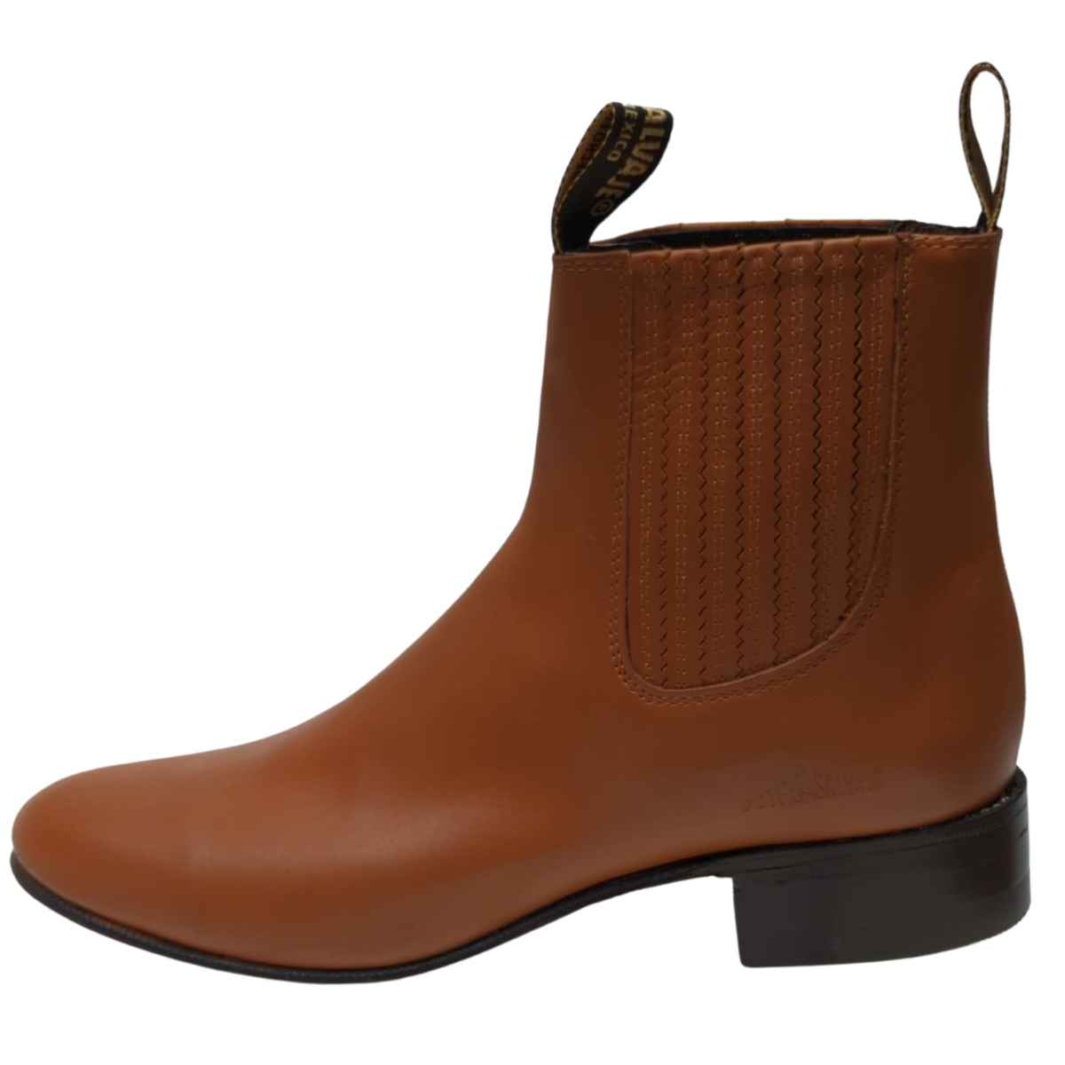 Potro Salvaje Botin charro modelo 45 pull-up cafe tacon 3 del 25 al 29