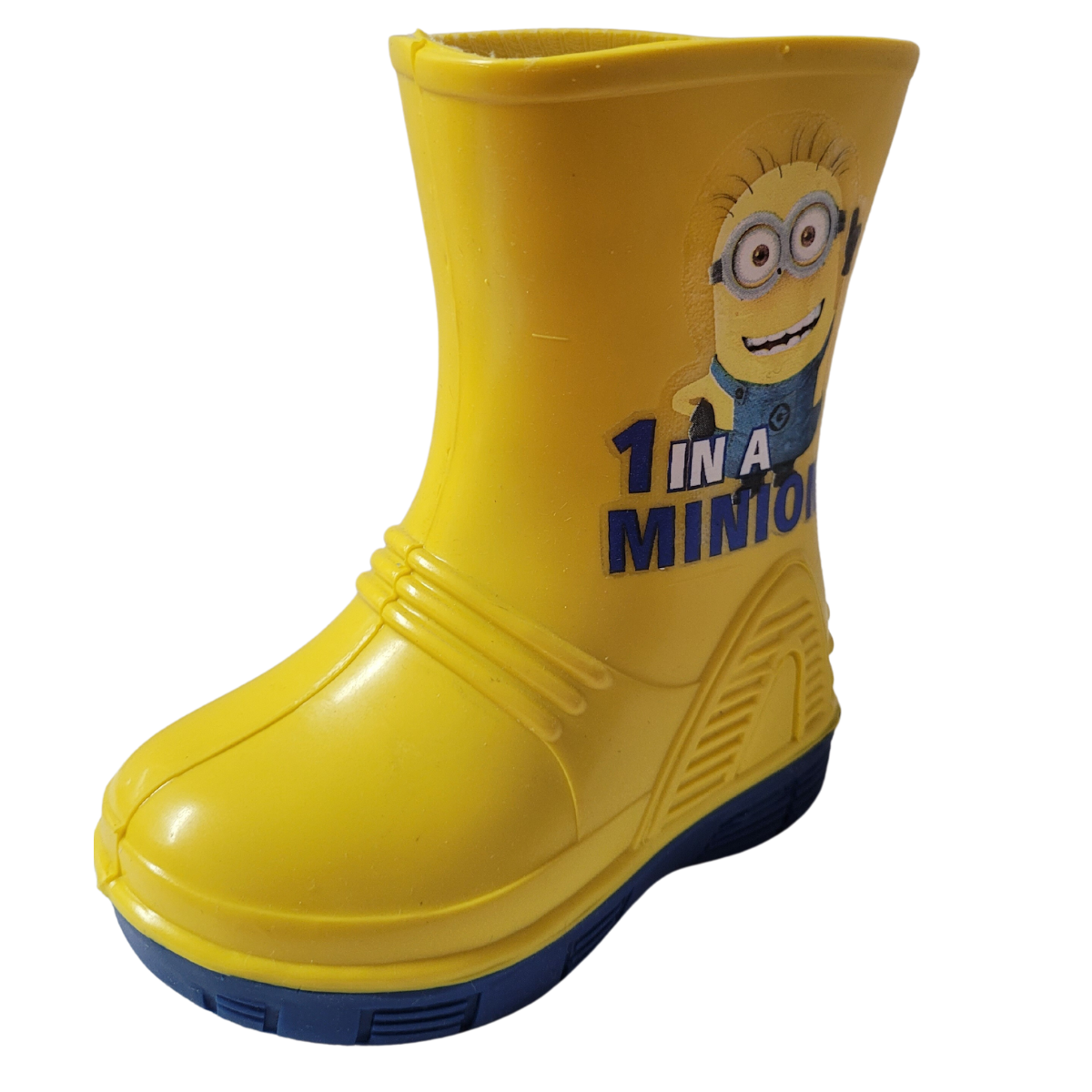 Minions Bota lluvia modelo FUN I plastico amarillo negro  niño 13-21